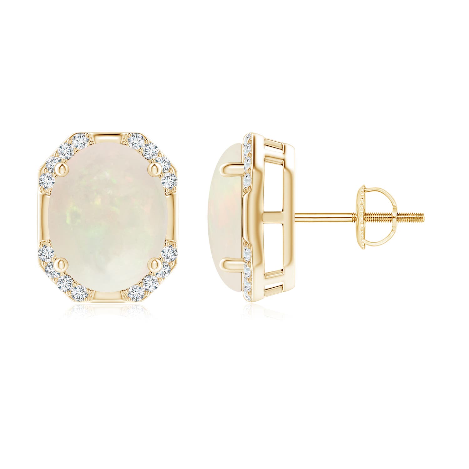 A - Opal / 3.06 CT / 14 KT Yellow Gold