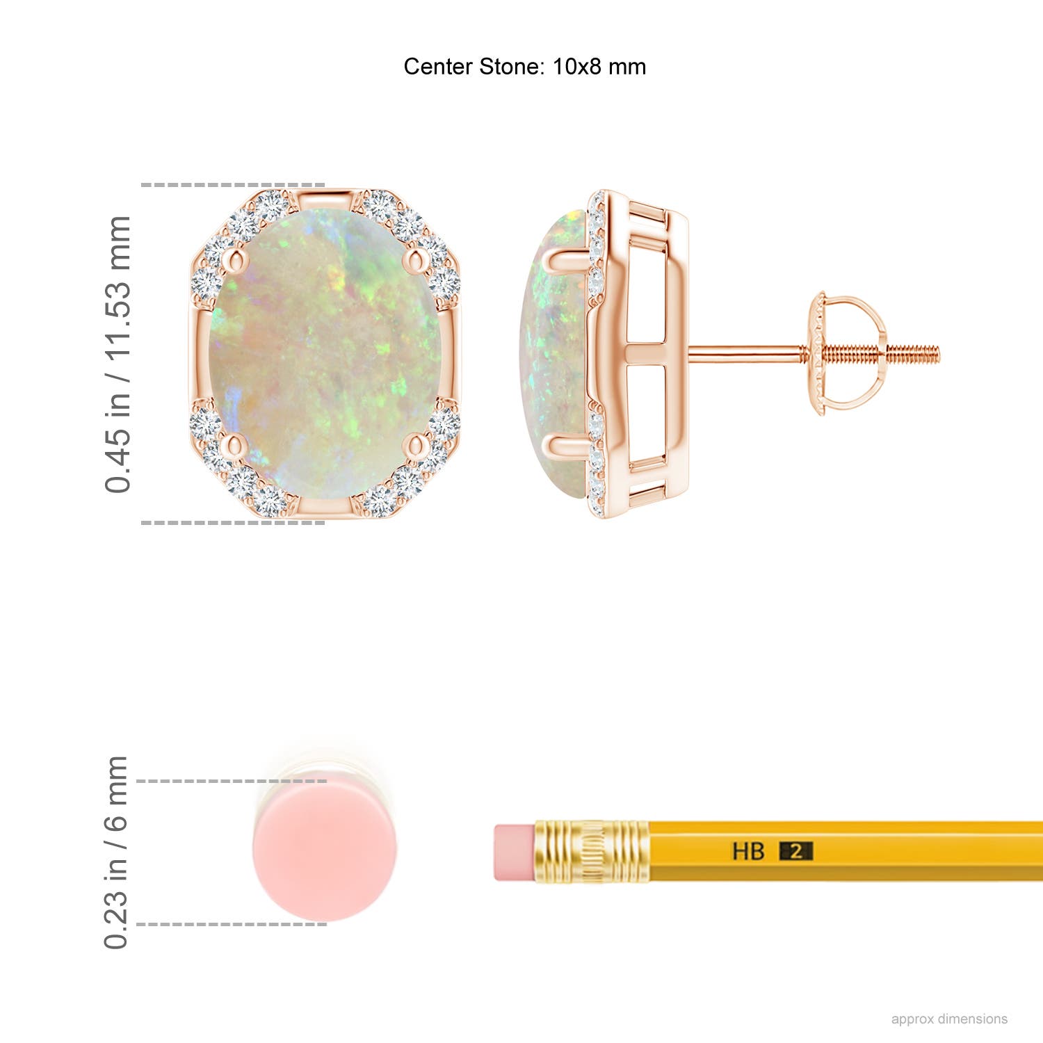 AAA - Opal / 3.06 CT / 14 KT Rose Gold