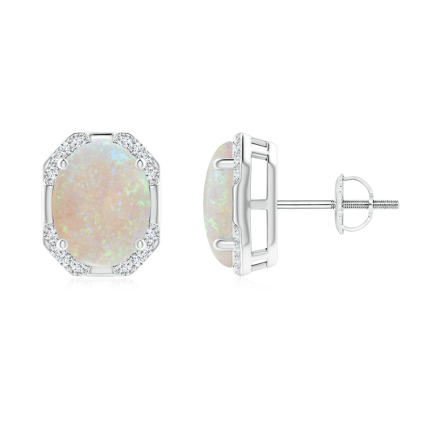 AA - Opal / 2.3 CT / 14 KT White Gold