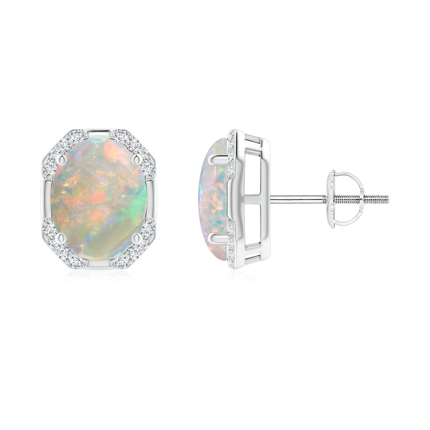 AAAA - Opal / 2.3 CT / 14 KT White Gold