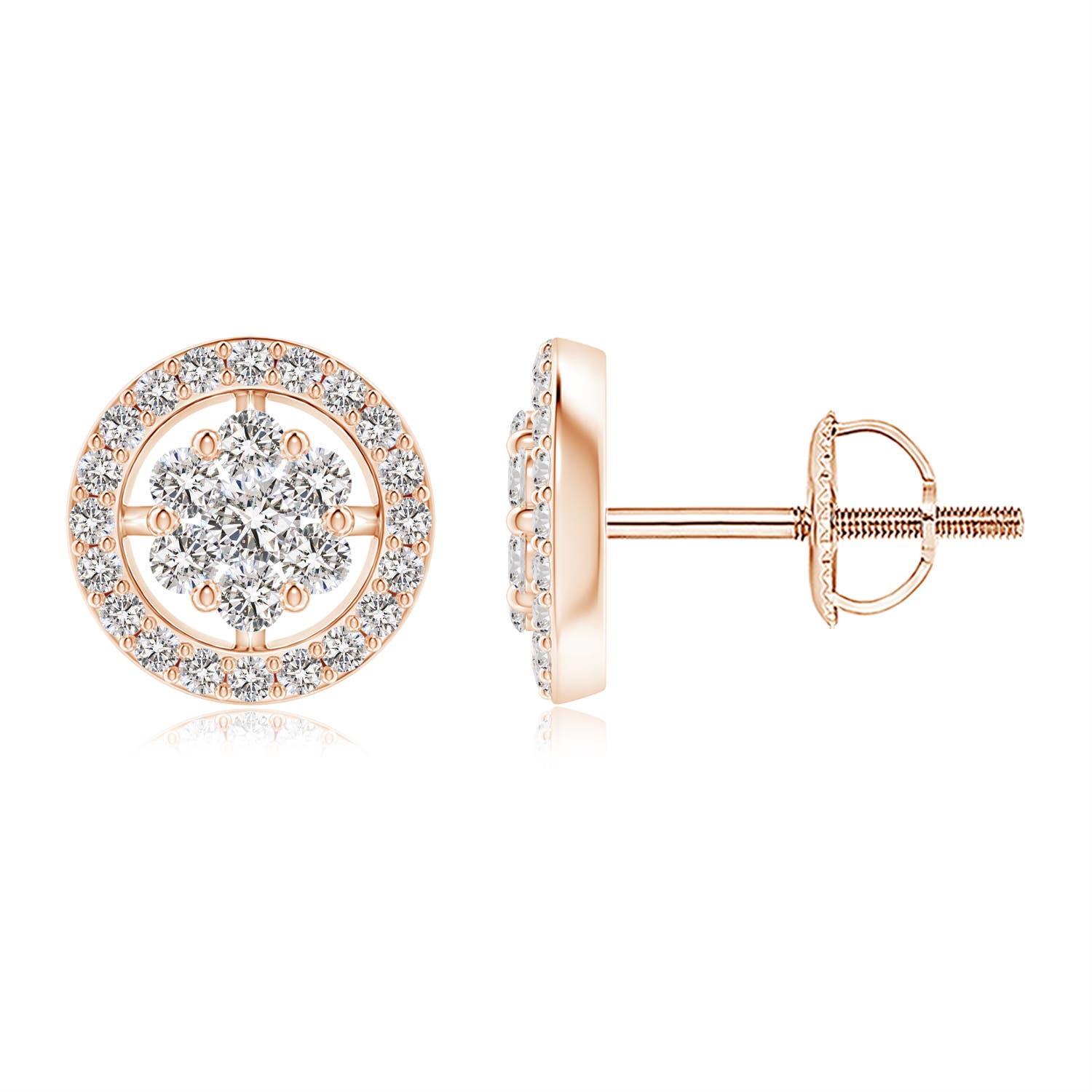 I-J, I1-I2 / 0.34 CT / 14 KT Rose Gold