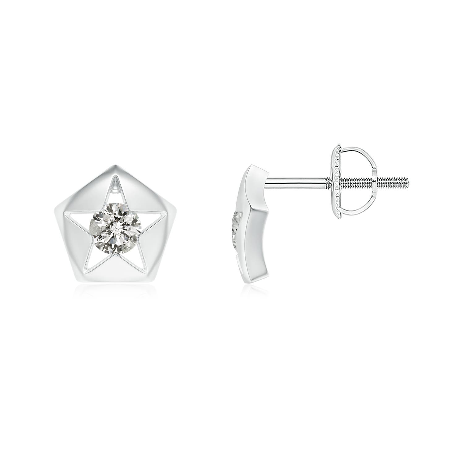 K, I3 / 0.19 CT / 14 KT White Gold