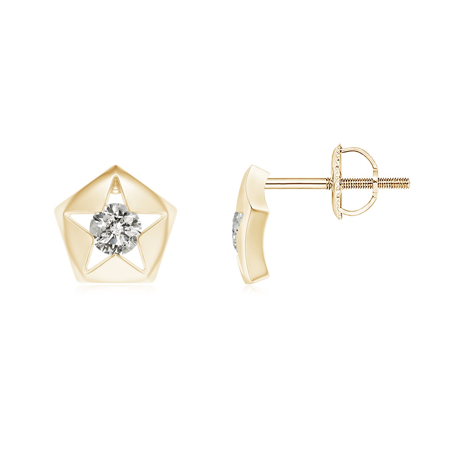 K, I3 / 0.19 CT / 14 KT Yellow Gold