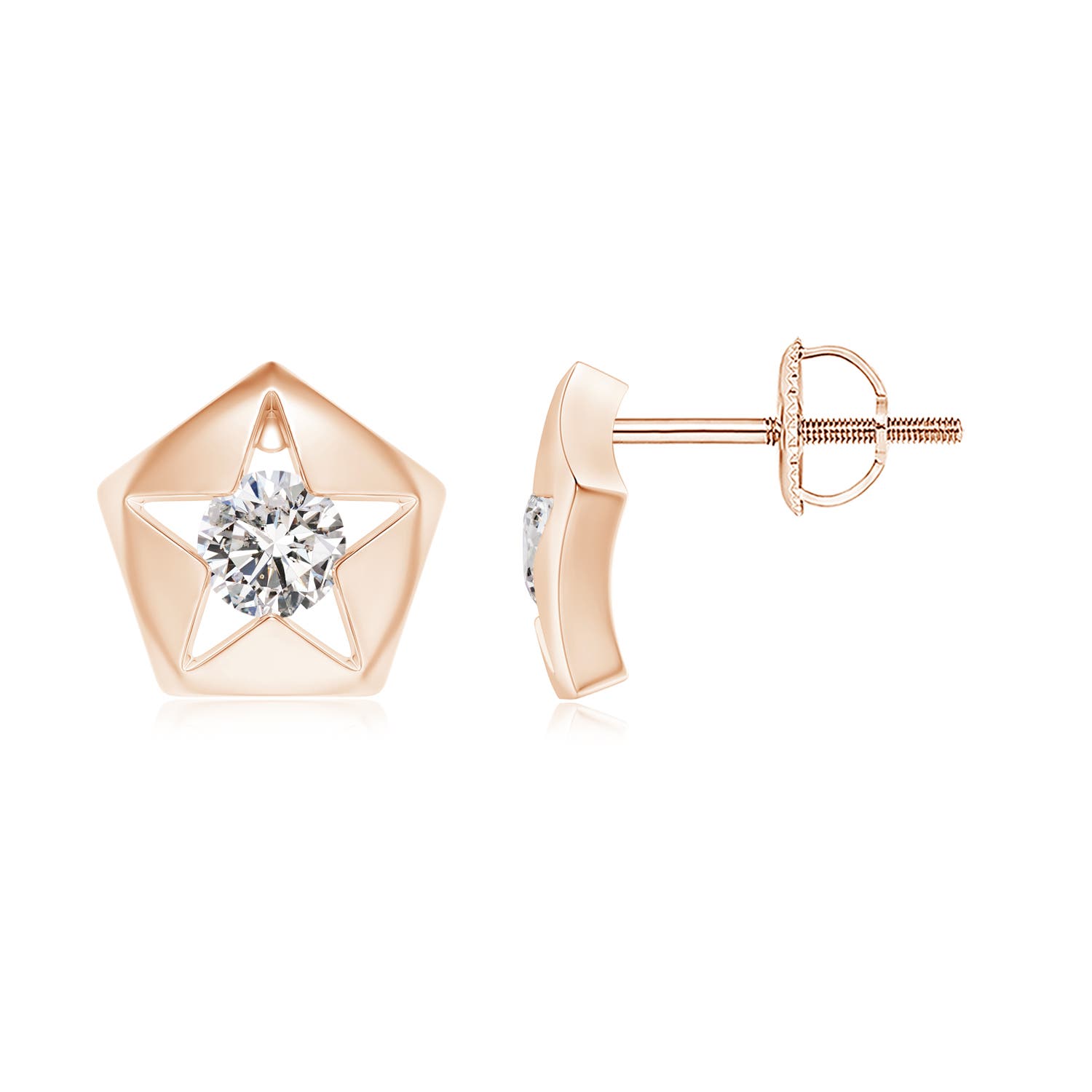 I-J, I1-I2 / 0.32 CT / 14 KT Rose Gold