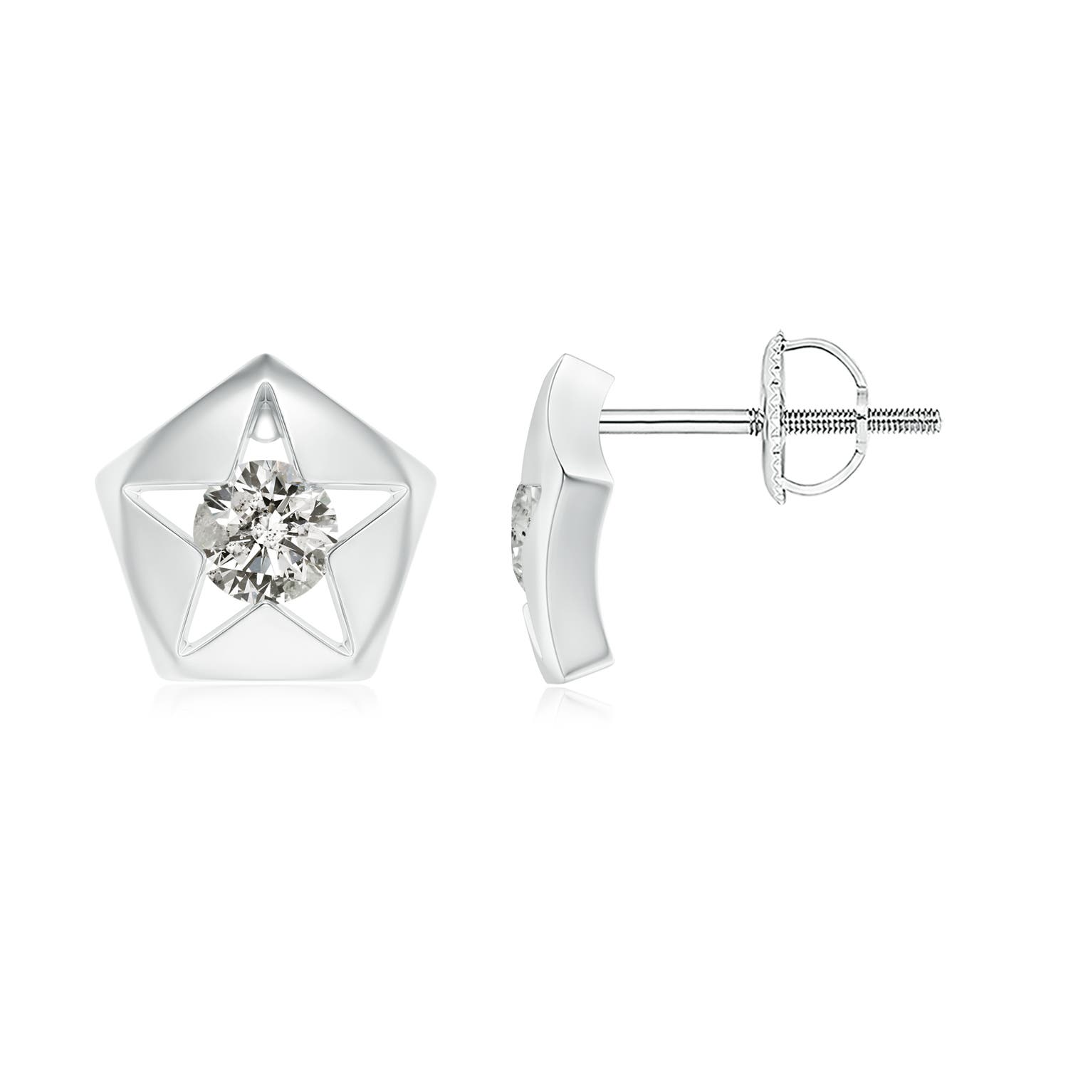 K, I3 / 0.32 CT / 14 KT White Gold