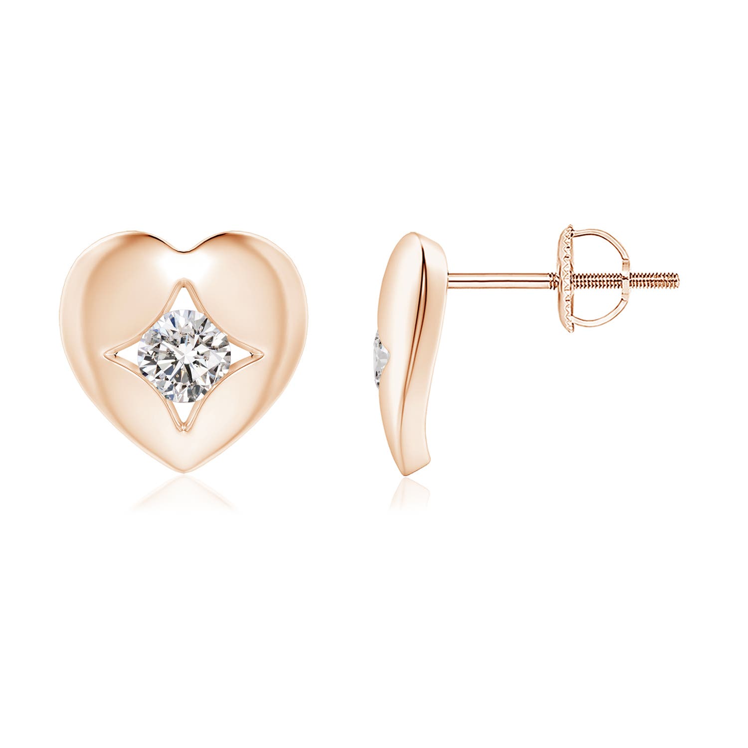 I-J, I1-I2 / 0.25 CT / 14 KT Rose Gold