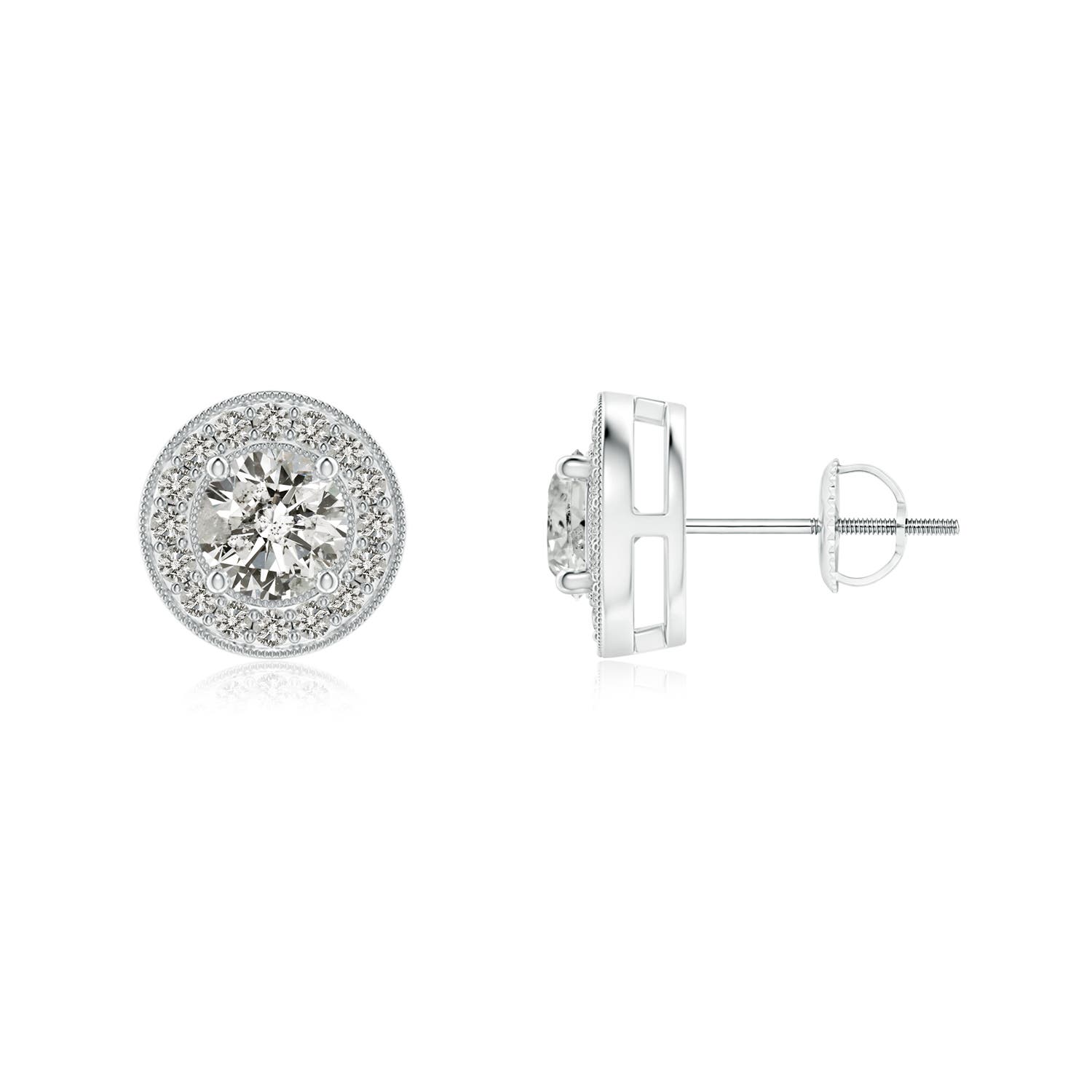 K, I3 / 0.76 CT / 14 KT White Gold