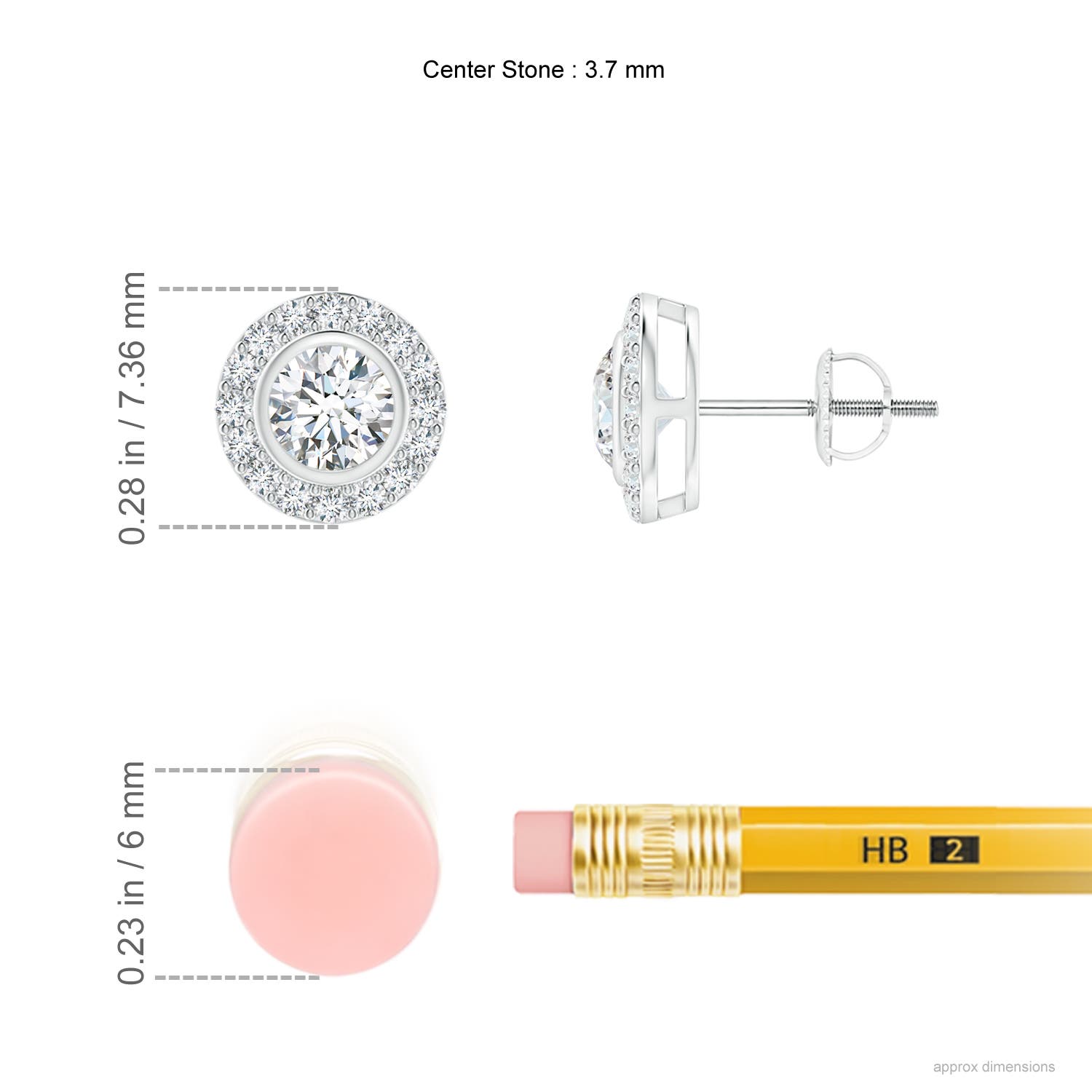 G, VS2 / 0.52 CT / 14 KT White Gold