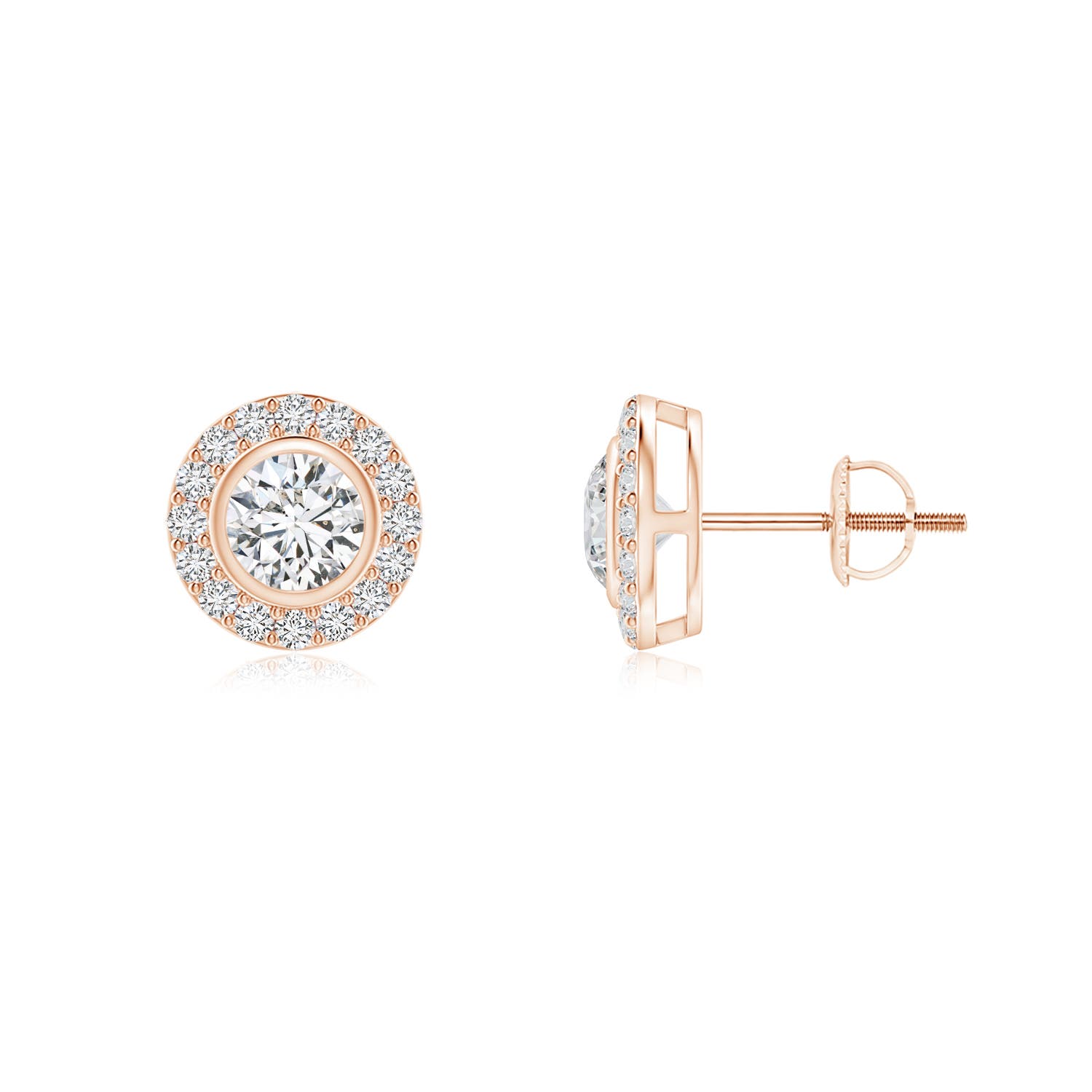 H, SI2 / 0.52 CT / 14 KT Rose Gold