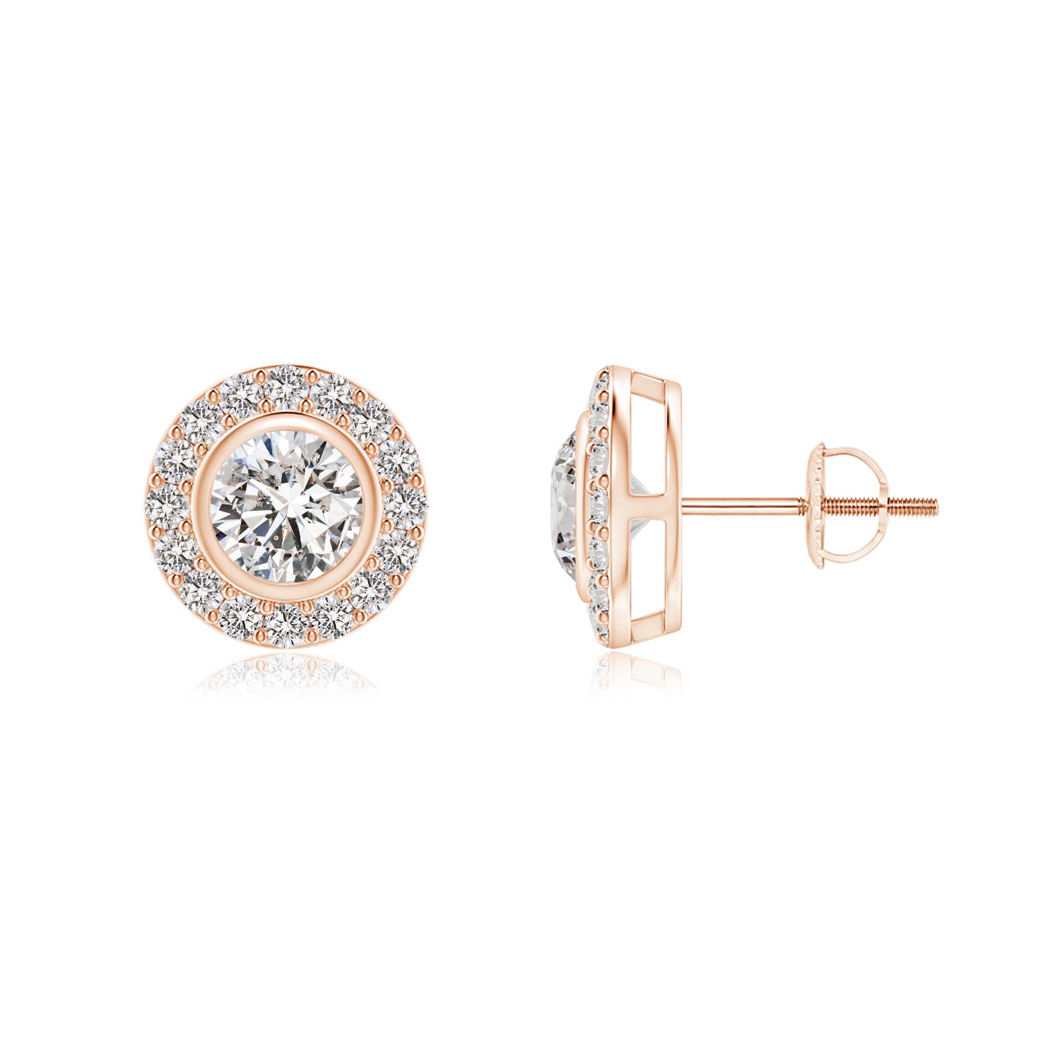 I-J, I1-I2 / 0.86 CT / 14 KT Rose Gold