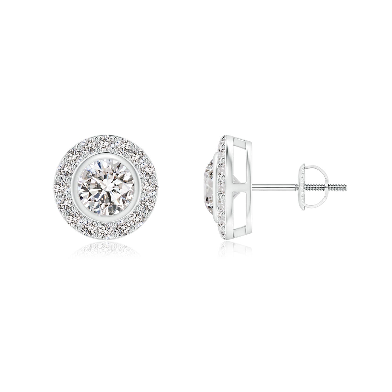 I-J, I1-I2 / 0.86 CT / 14 KT White Gold