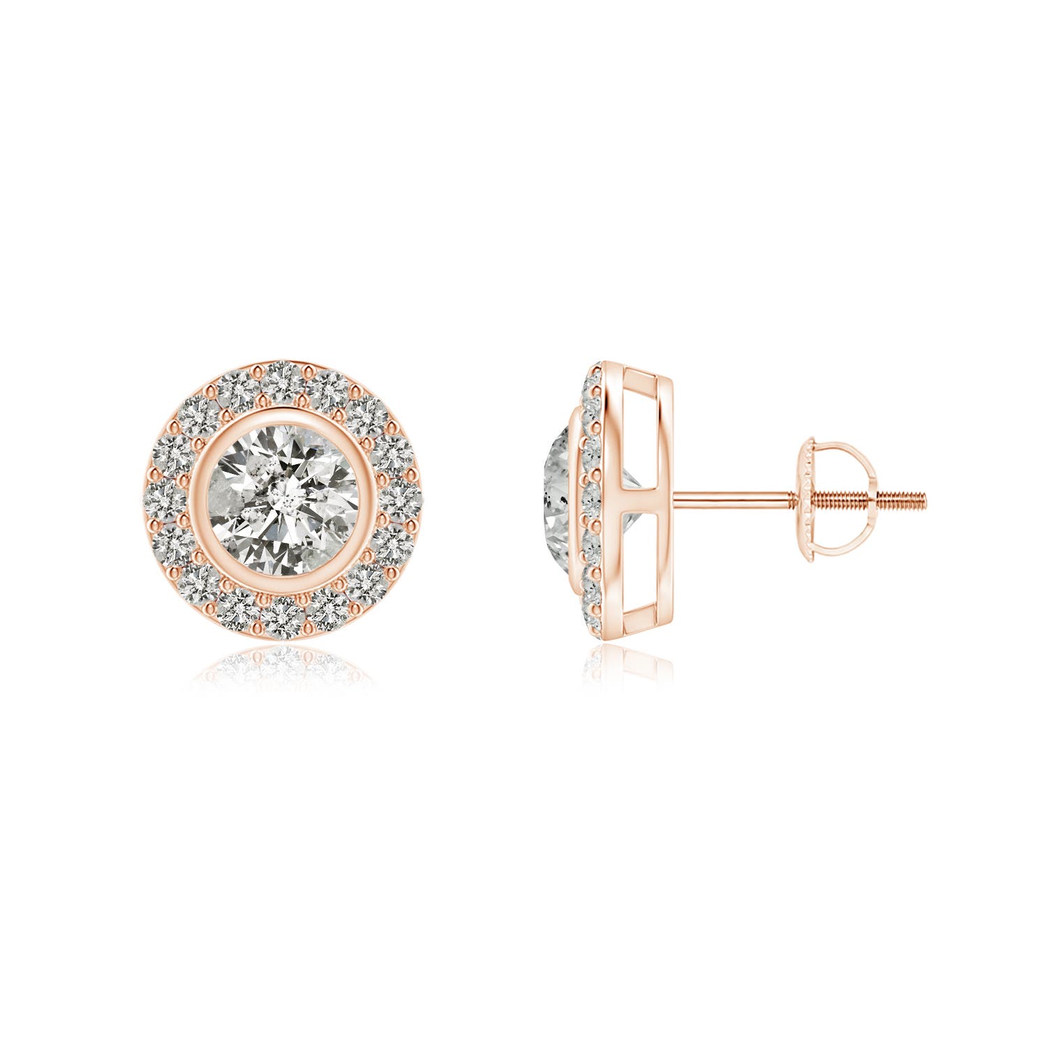 K, I3 / 0.86 CT / 14 KT Rose Gold