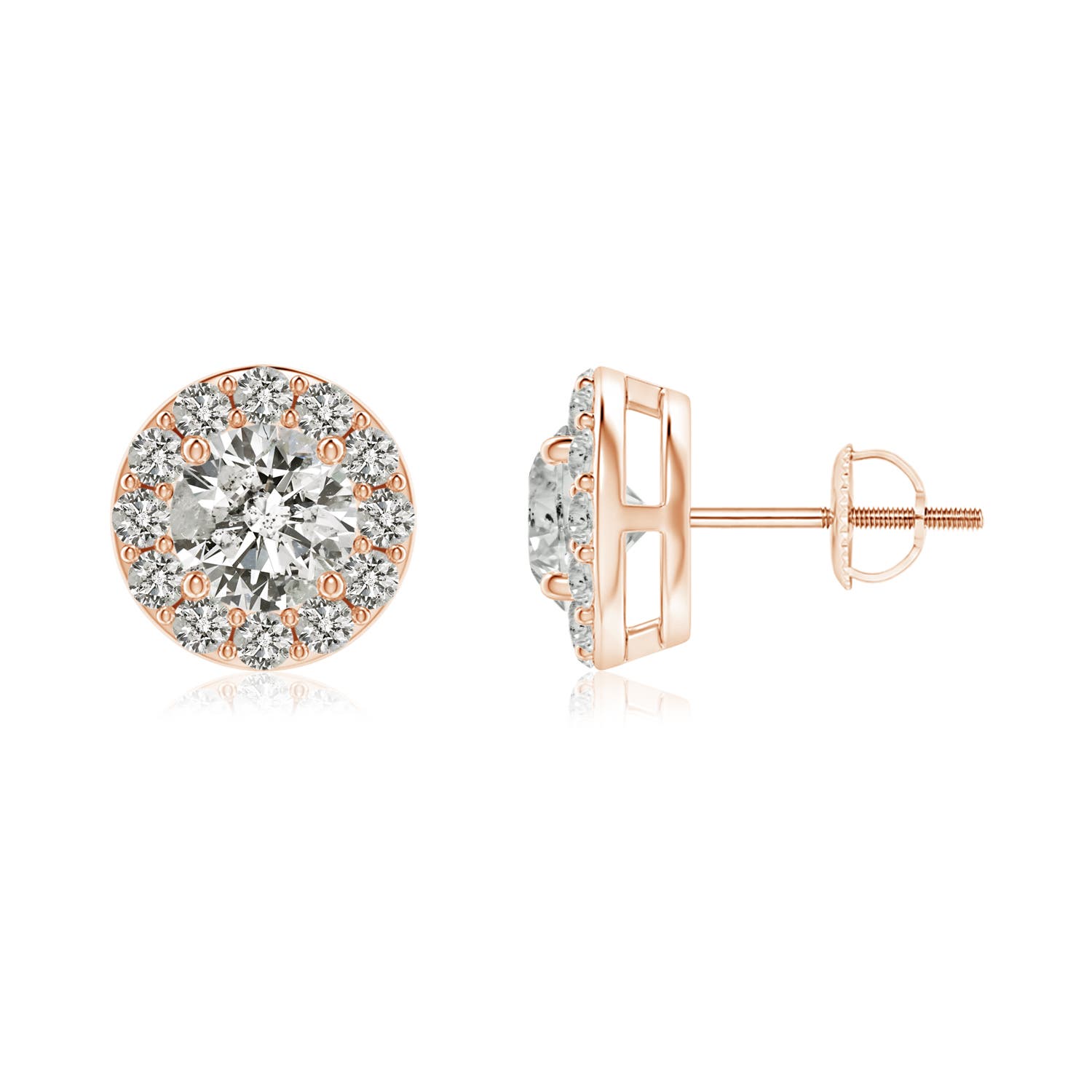 K, I3 / 0.89 CT / 14 KT Rose Gold