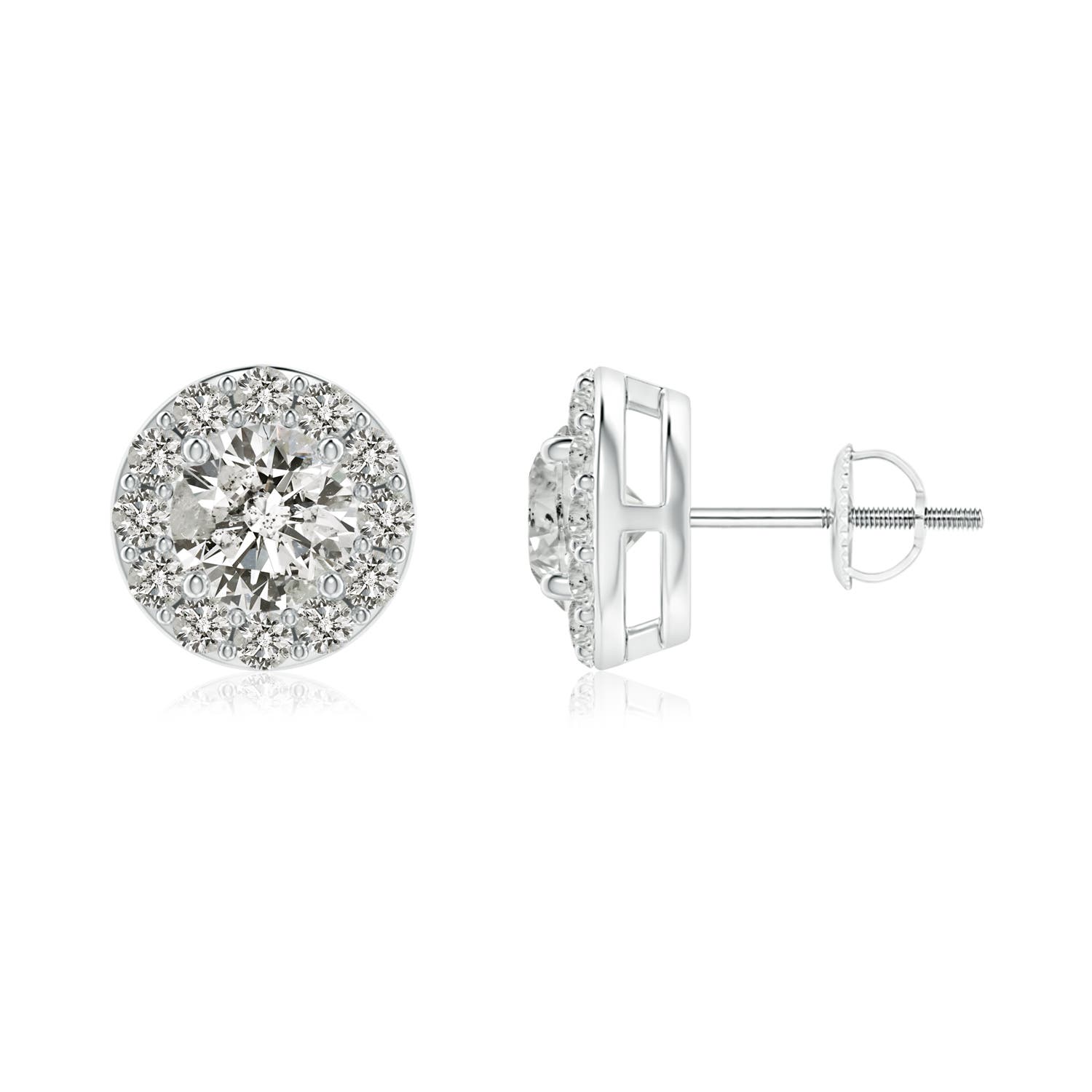 K, I3 / 0.89 CT / 14 KT White Gold