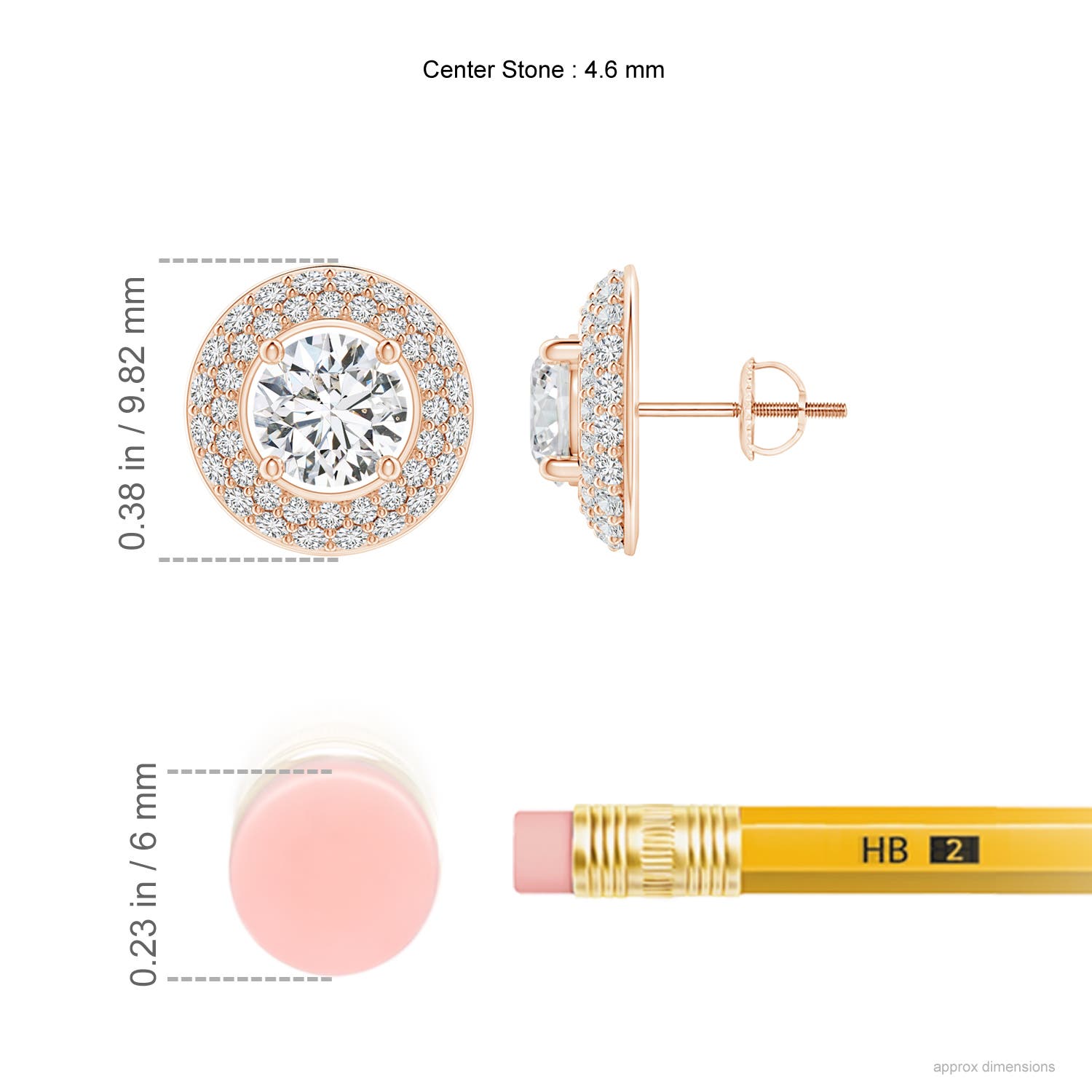 H, SI2 / 1.18 CT / 14 KT Rose Gold