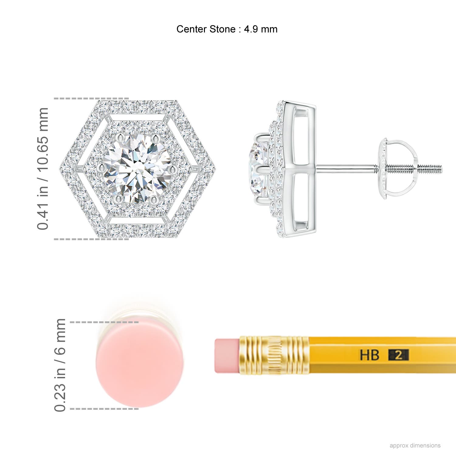 F-G, VS / 1.26 CT / 14 KT White Gold