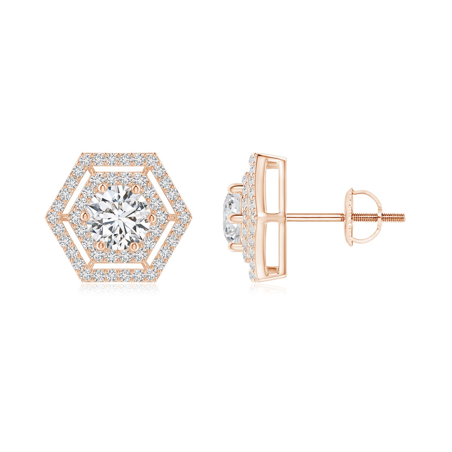 H, SI2 / 1.21 CT / 14 KT Rose Gold