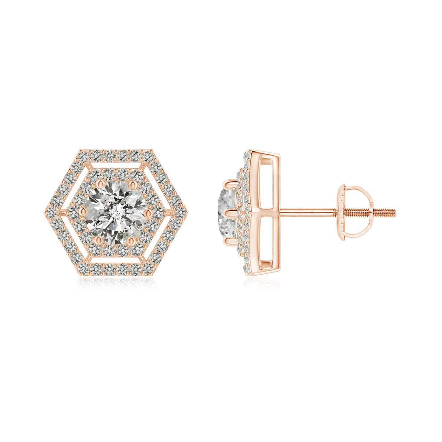 K, I3 / 1.21 CT / 14 KT Rose Gold