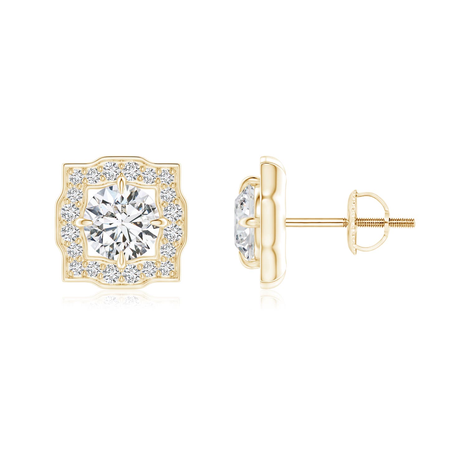 H, SI2 / 0.83 CT / 14 KT Yellow Gold