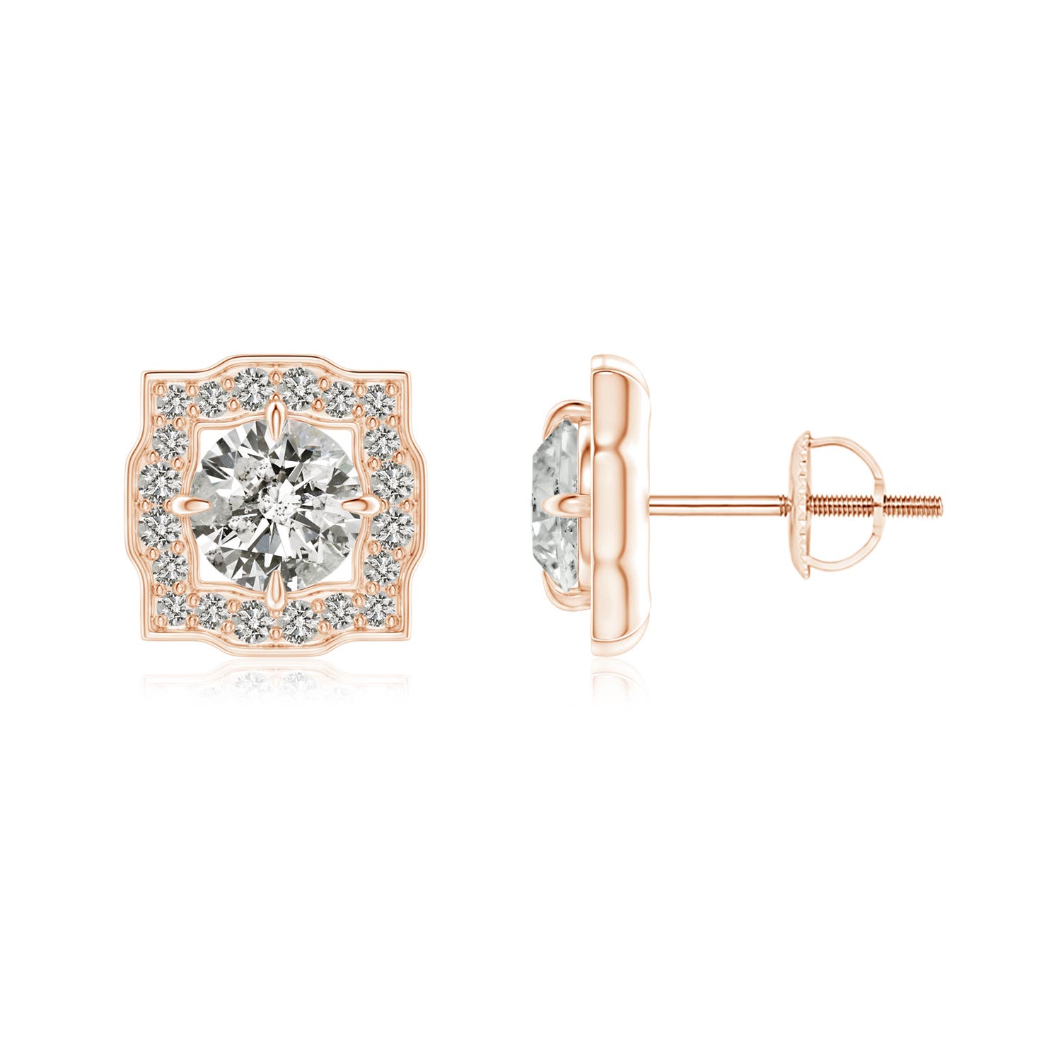 K, I3 / 0.83 CT / 14 KT Rose Gold