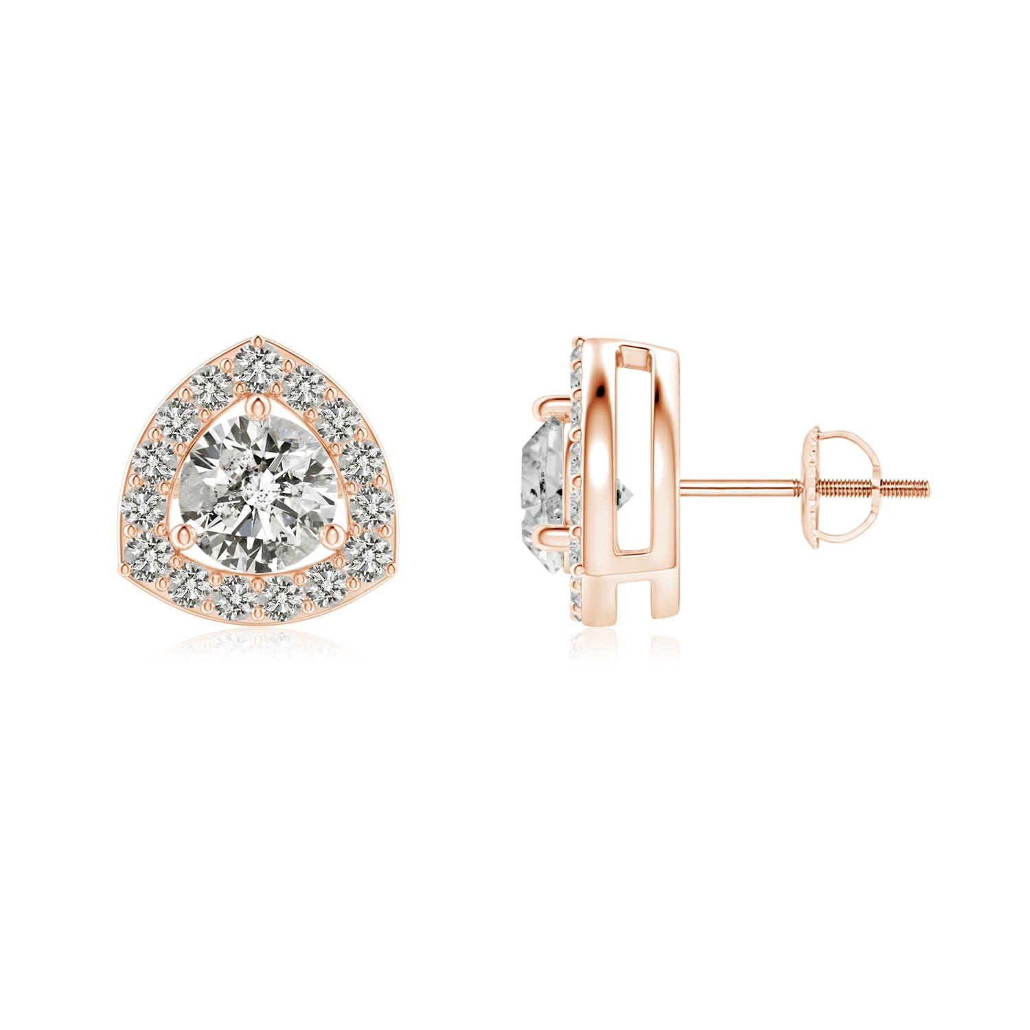 K, I3 / 0.64 CT / 14 KT Rose Gold