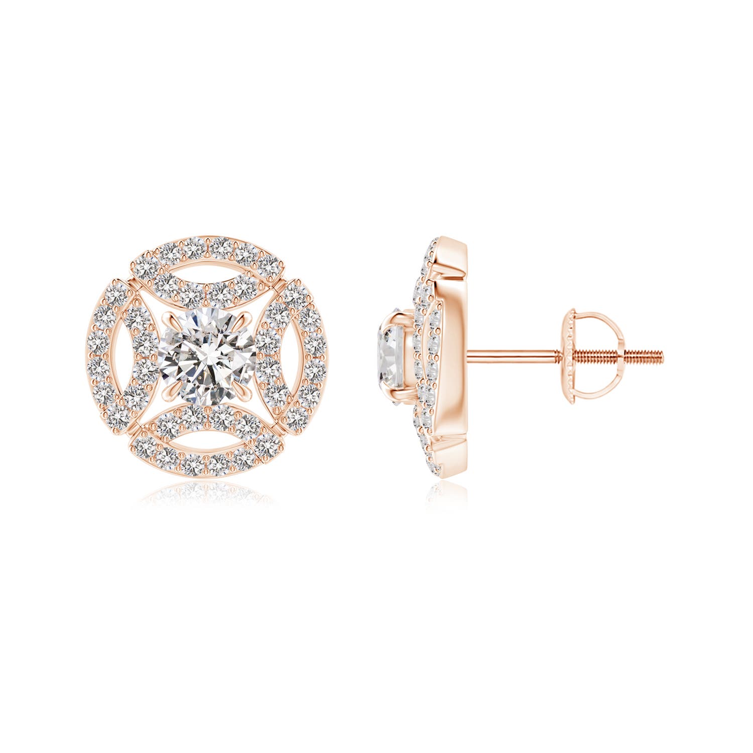 I-J, I1-I2 / 0.82 CT / 14 KT Rose Gold