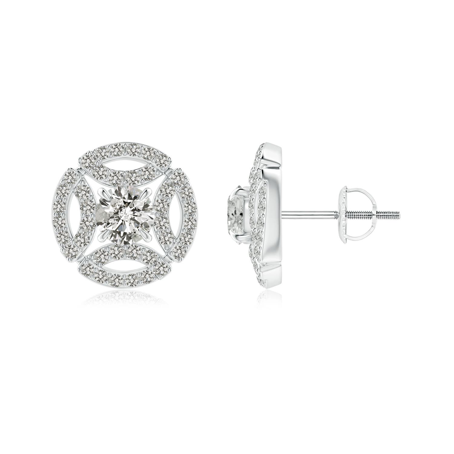 K, I3 / 0.82 CT / 14 KT White Gold