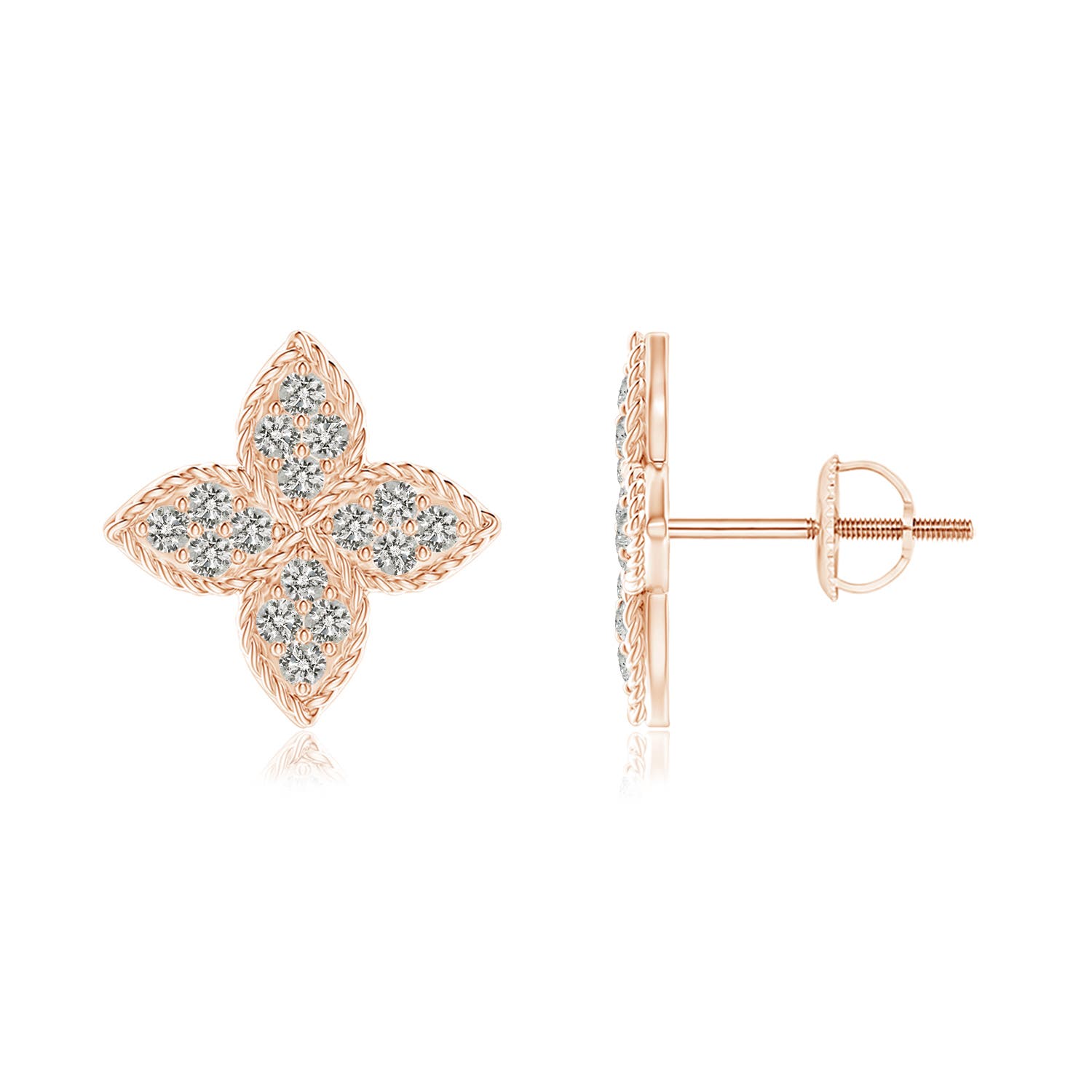 K, I3 / 0.38 CT / 14 KT Rose Gold