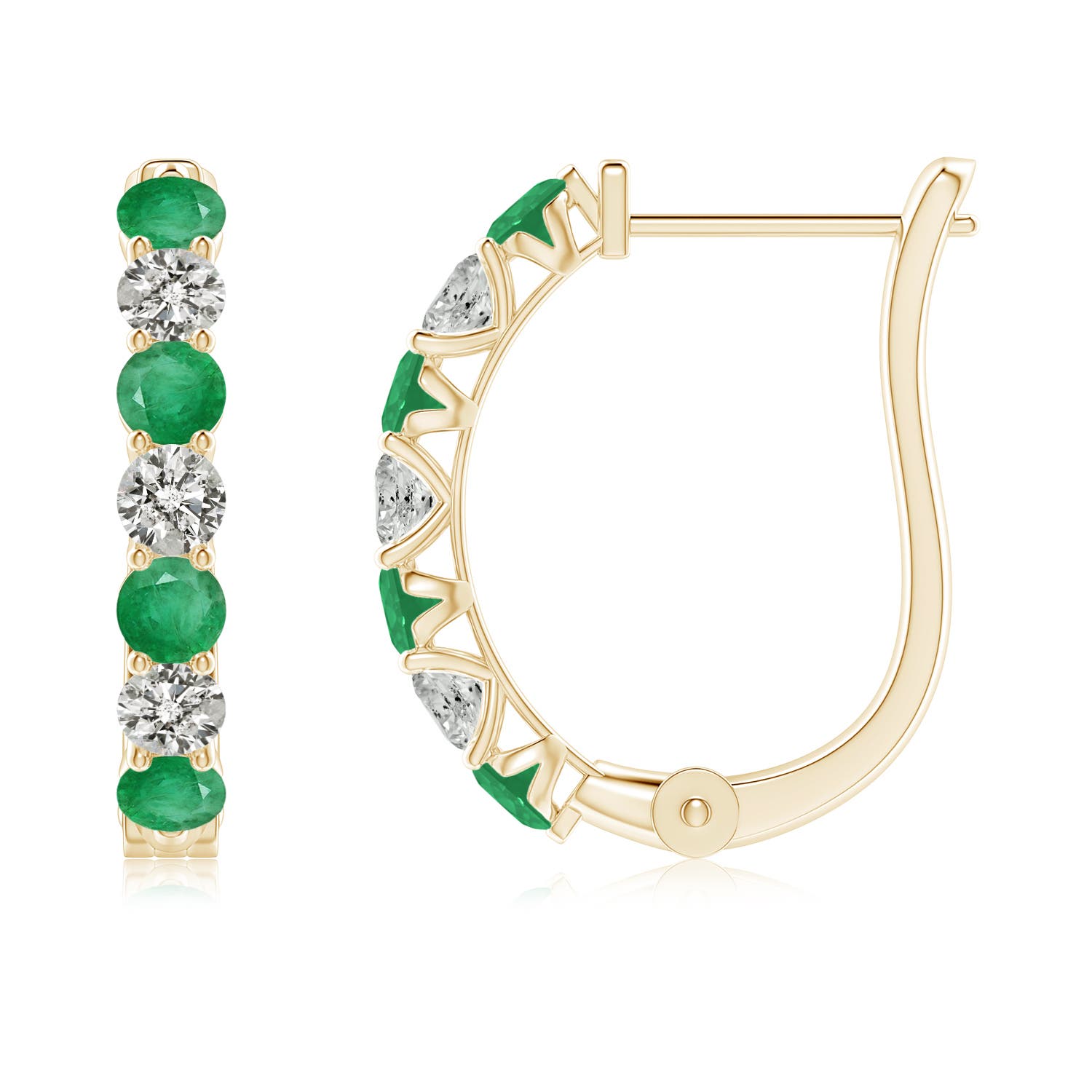 A - Emerald / 1.24 CT / 14 KT Yellow Gold