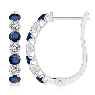 Round AA Blue Sapphire