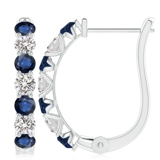 Round AA Blue Sapphire