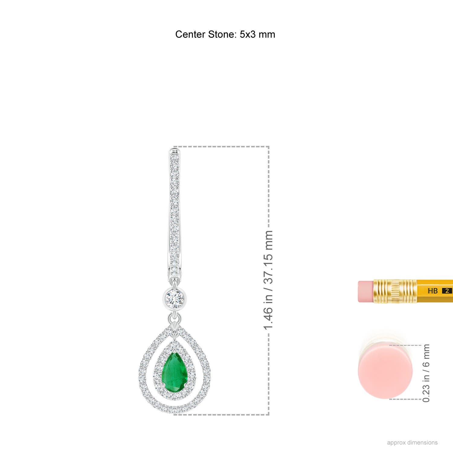 AA - Emerald / 1.03 CT / 14 KT White Gold