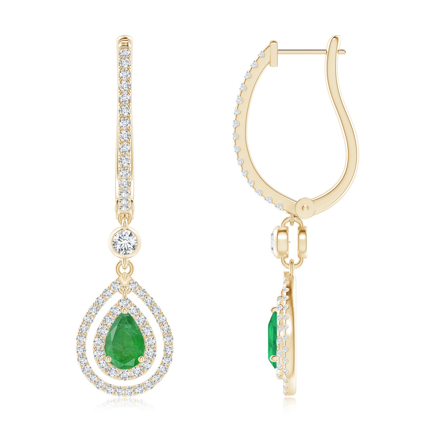 A - Emerald / 2.19 CT / 14 KT Yellow Gold