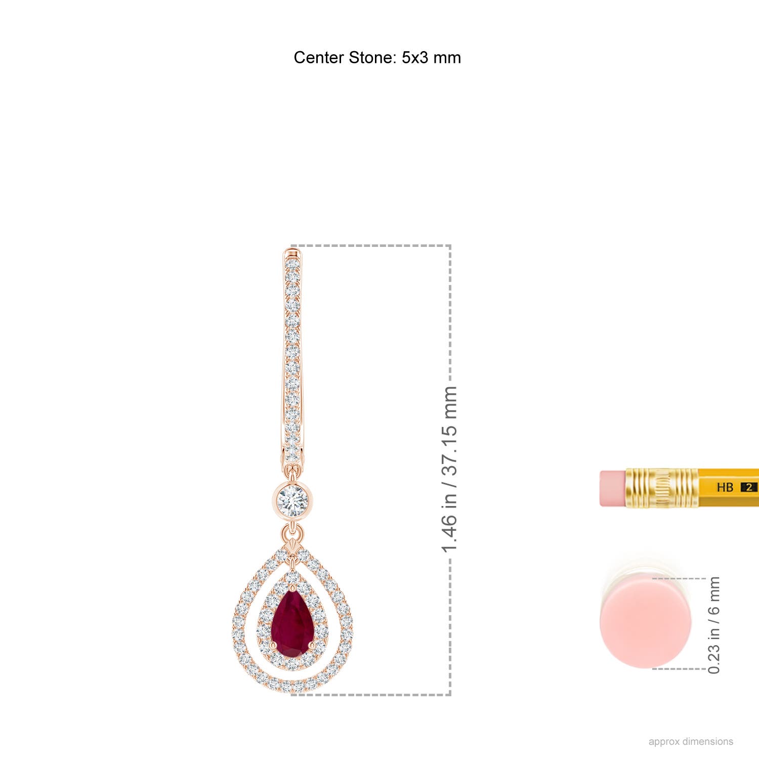 A - Ruby / 1.09 CT / 14 KT Rose Gold