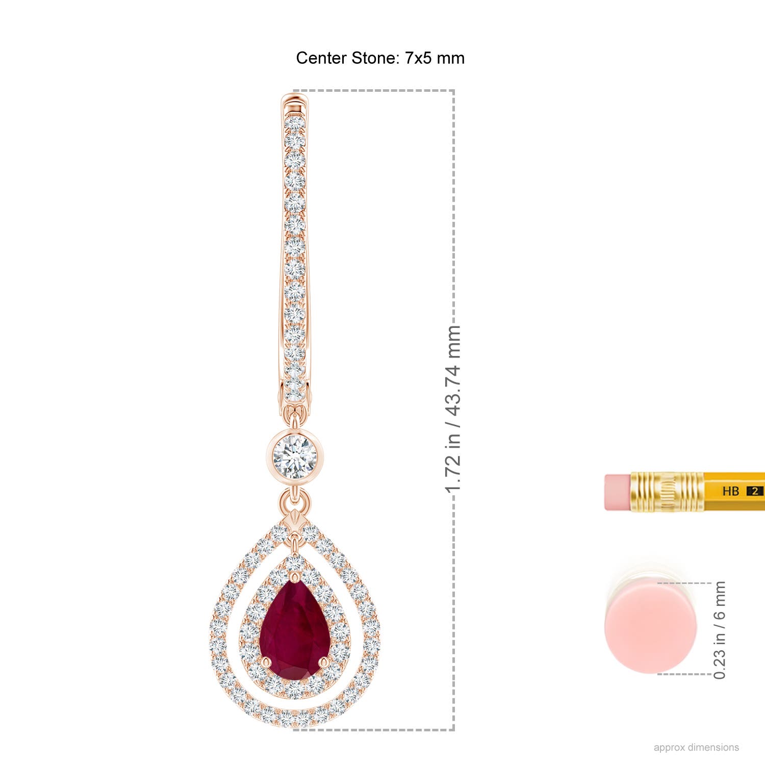 A - Ruby / 2.58 CT / 14 KT Rose Gold