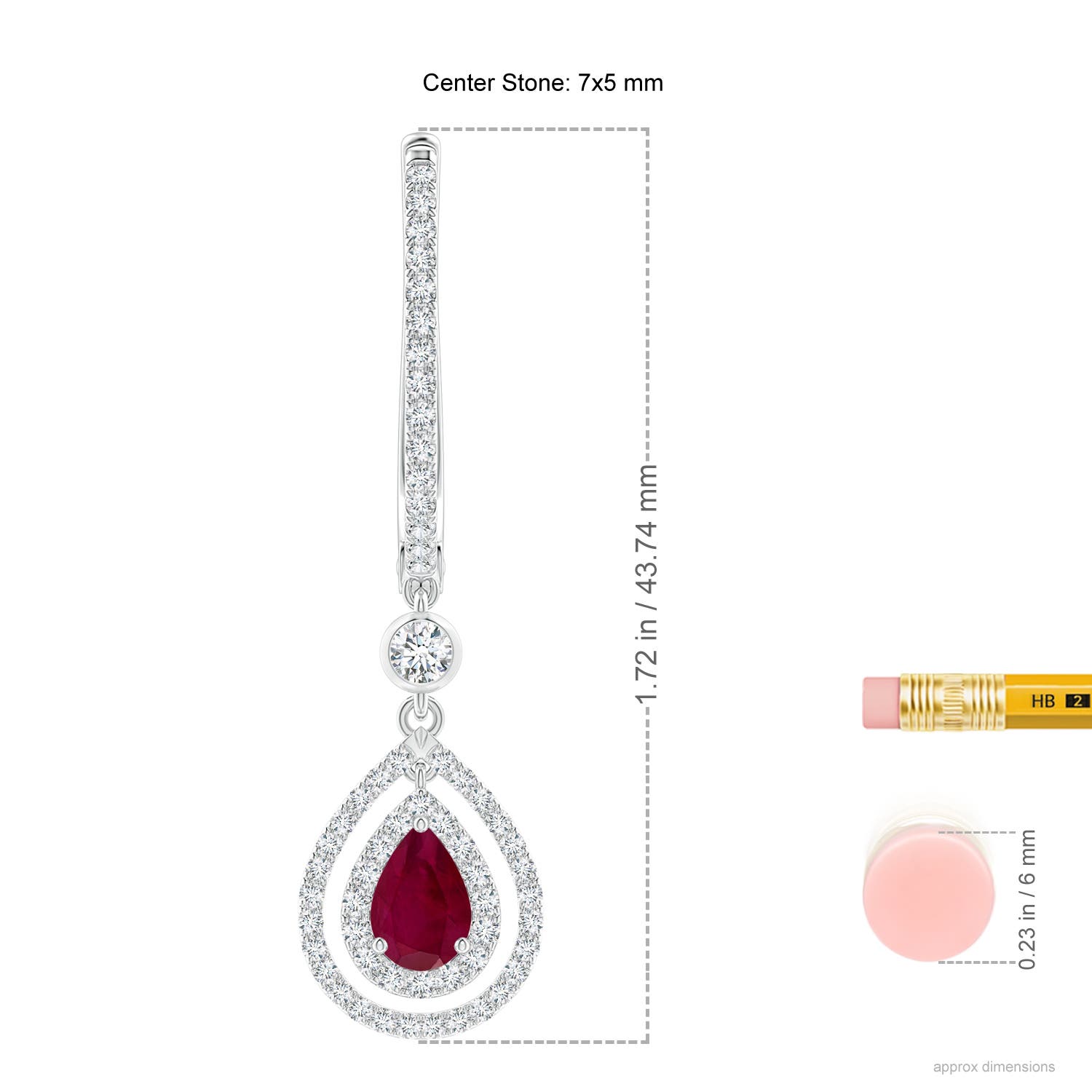 A - Ruby / 2.58 CT / 14 KT White Gold