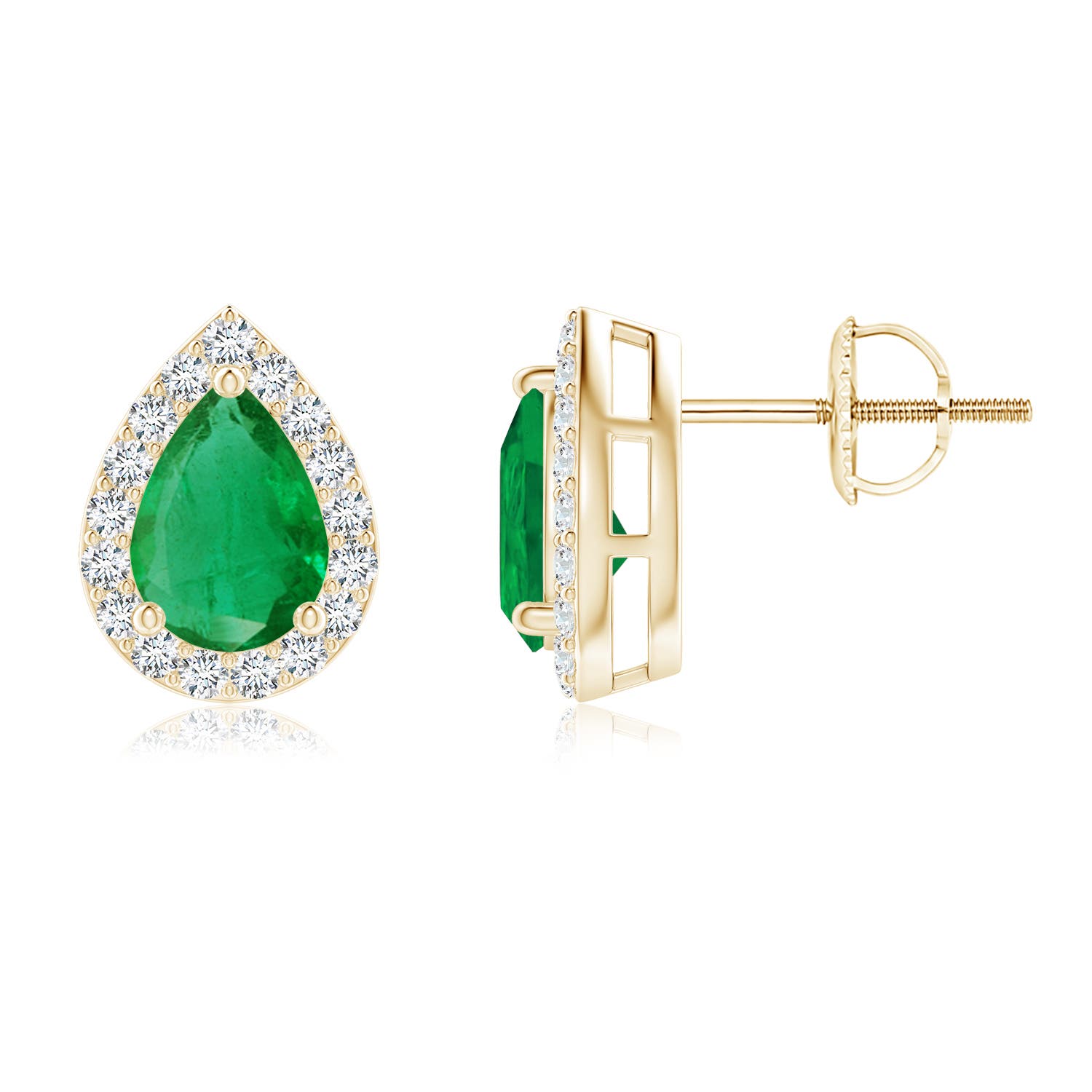 AA - Emerald / 1.47 CT / 14 KT Yellow Gold