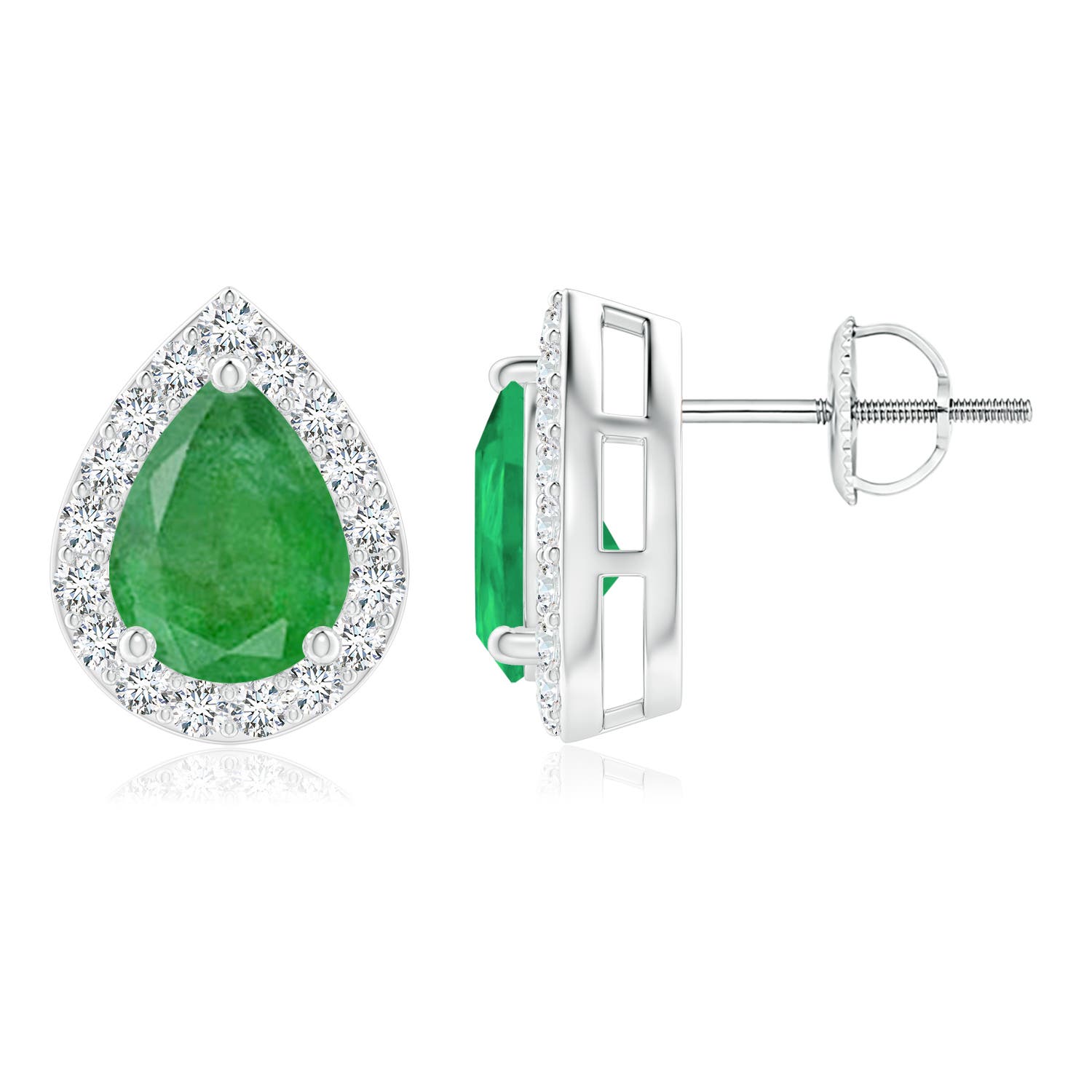 A - Emerald / 2.31 CT / 14 KT White Gold