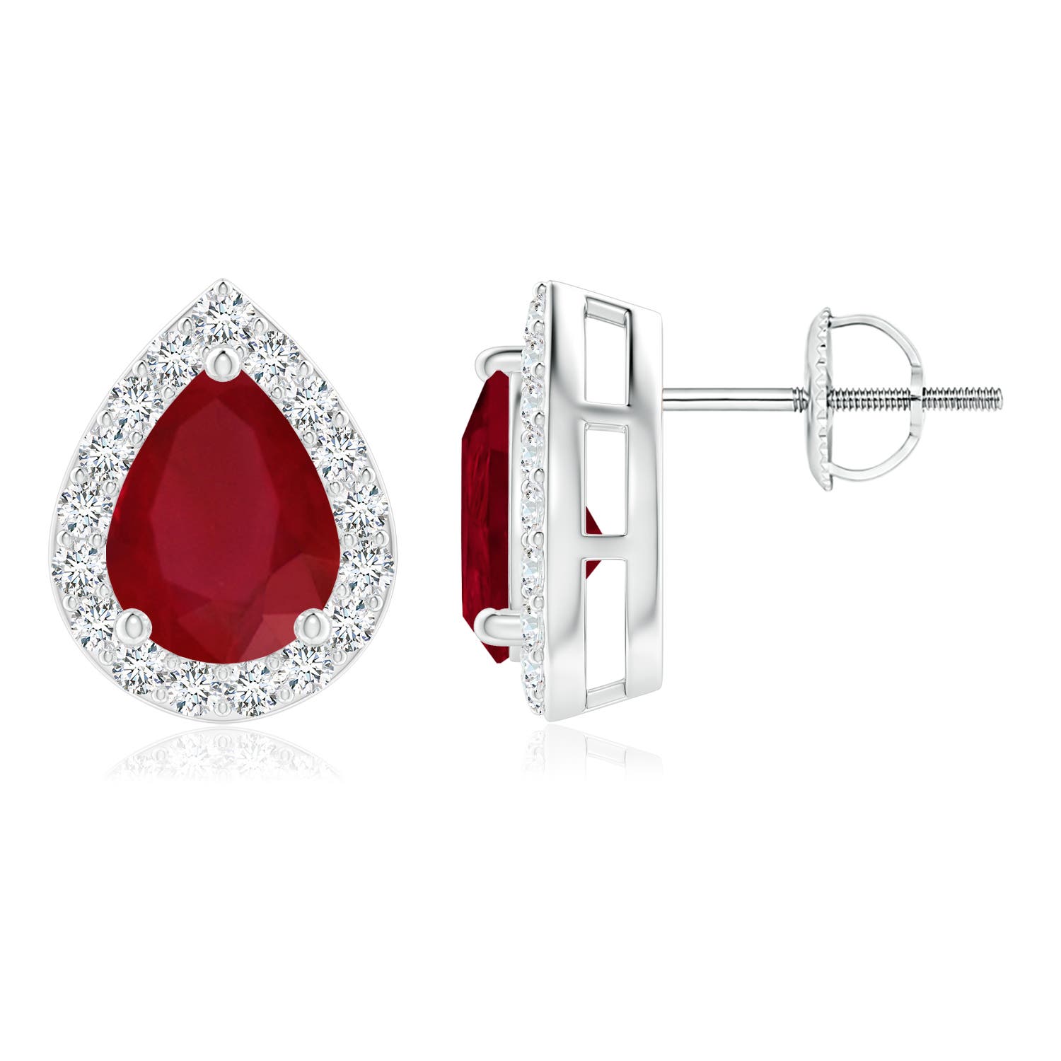 AA - Ruby / 2.71 CT / 14 KT White Gold