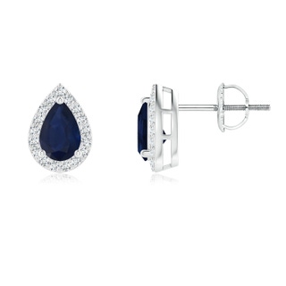 Pear A Blue Sapphire