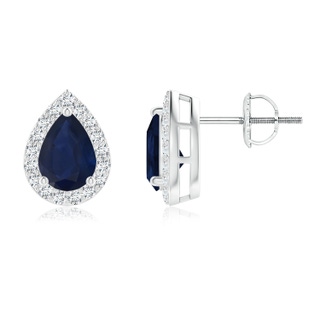 Pear A Blue Sapphire