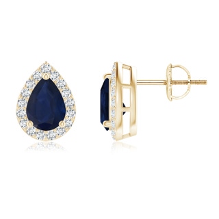 Pear A Blue Sapphire
