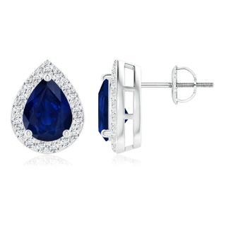 Pear AA Blue Sapphire