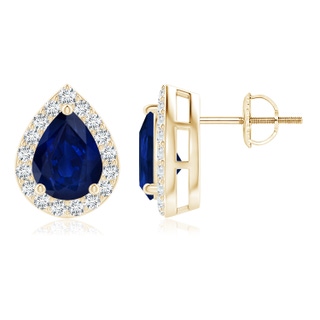 Pear AA Blue Sapphire