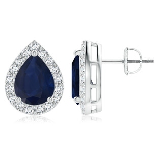 Pear A Blue Sapphire