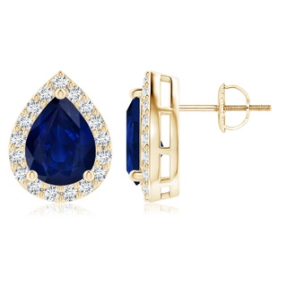 Pear AA Blue Sapphire
