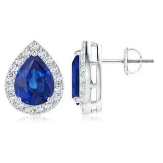 Pear AAA Blue Sapphire