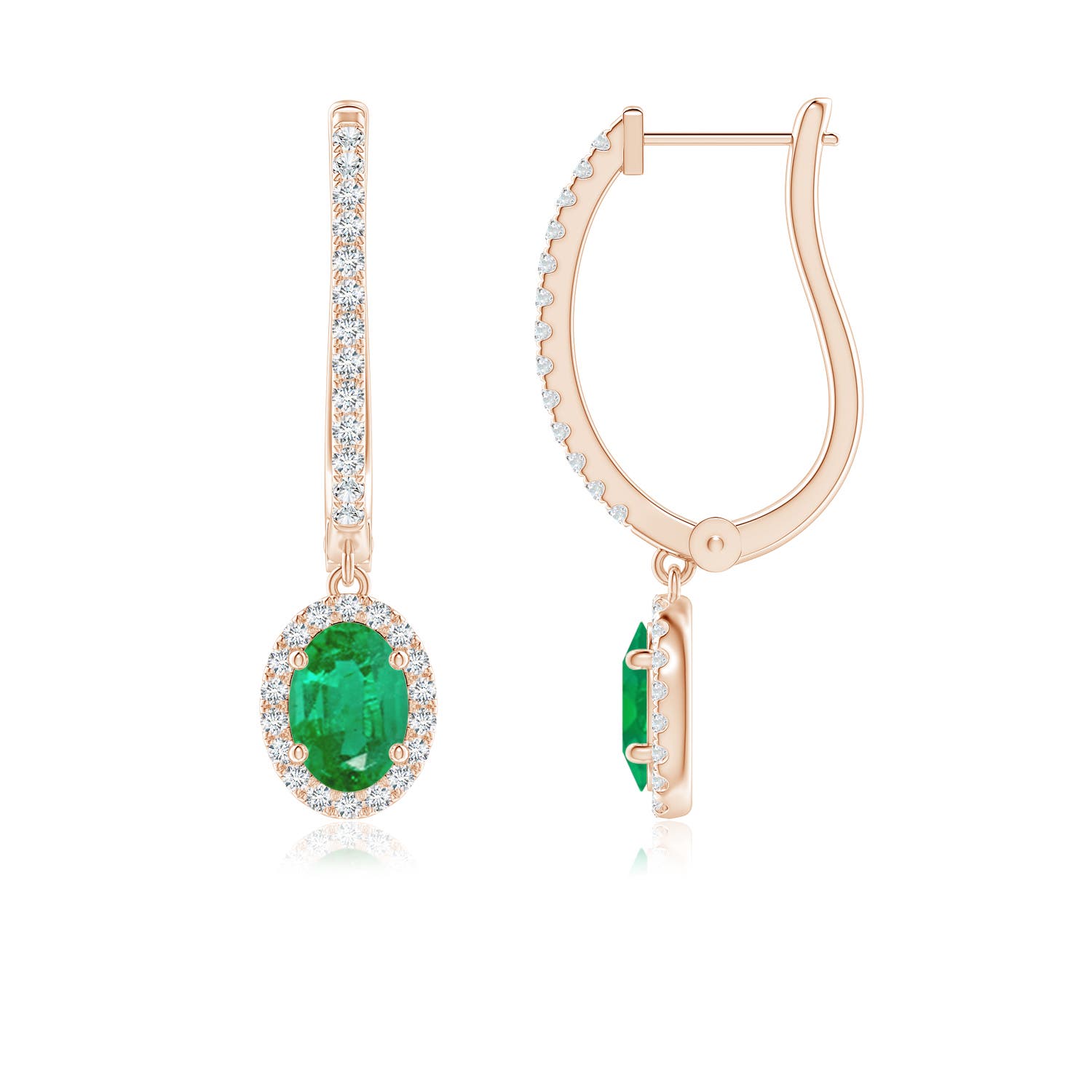 AA - Emerald / 1.74 CT / 14 KT Rose Gold