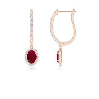 Oval A Ruby