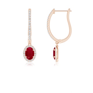 Oval AA Ruby